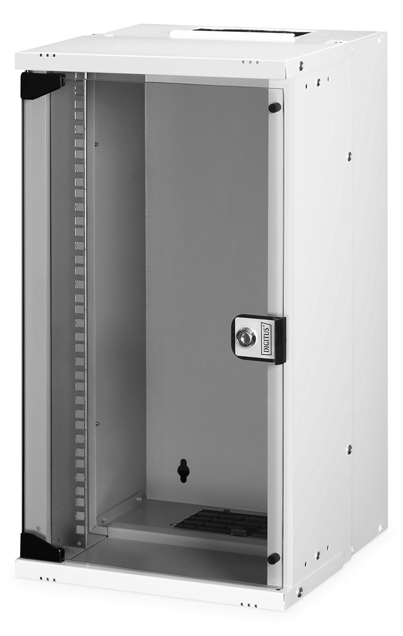 DIGITUS 25.4cm 10Zoll 12U wall mounting cabinet SOHO PRO 595 x 315 300mm - Wandgehäuse von LumaTech