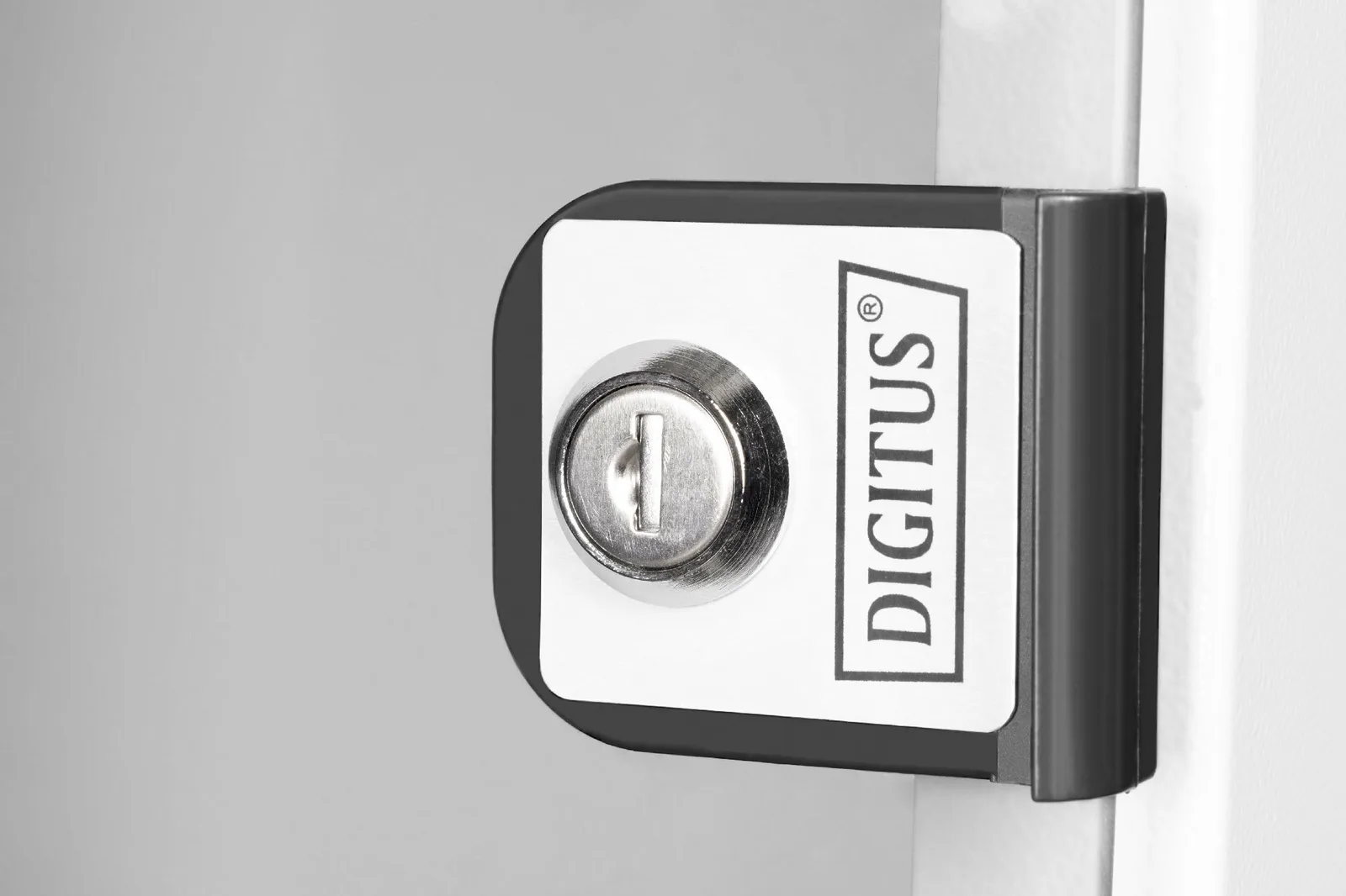 DIGITUS 25.4cm 10Zoll 12U wall mounting cabinet SOHO PRO 595 x 315 300mm - Wandgehäuse - grau, Ansicht 3