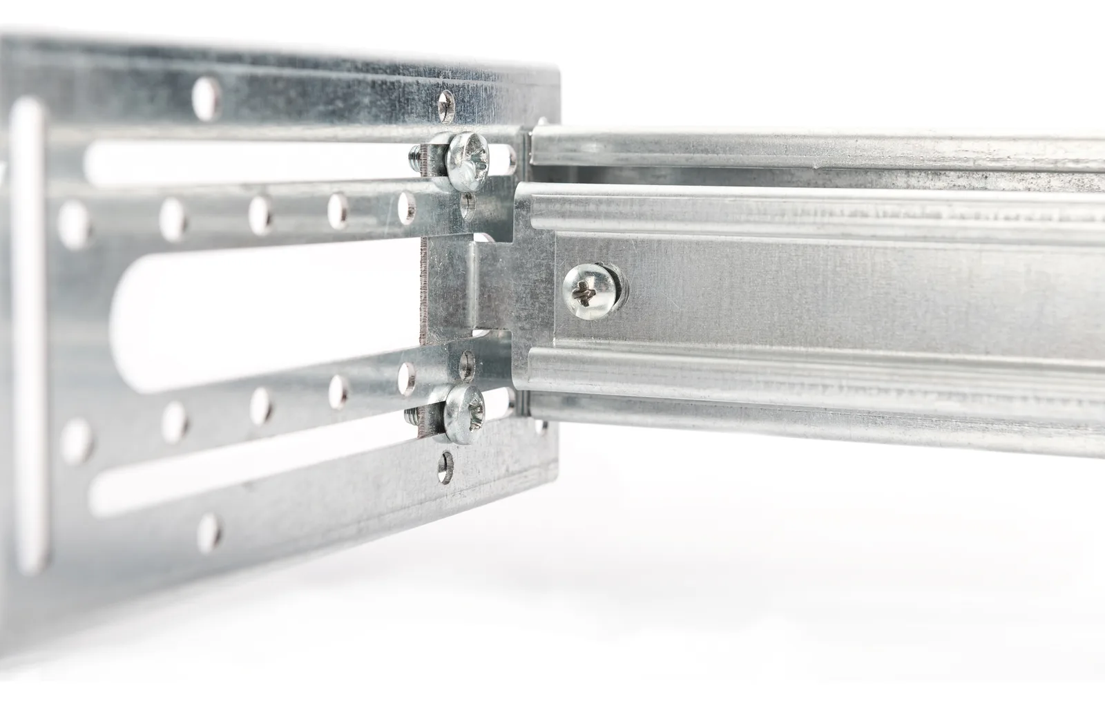 DIGITUS 483 mm (19)-Hutschienenträger, 4HE, Ansicht 4