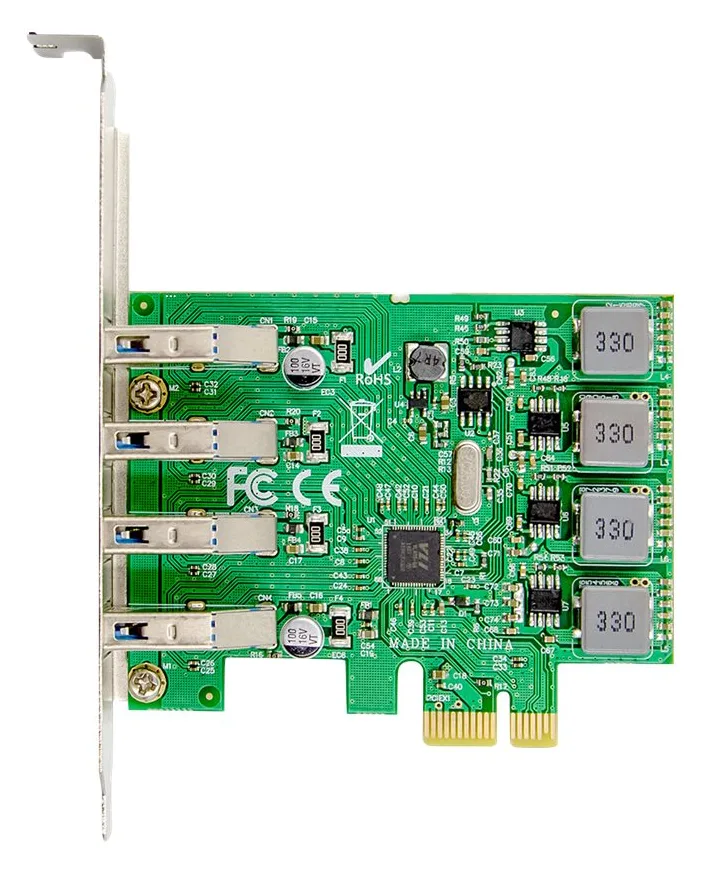 DIGITUS 4-Port USB 3.0 PCI Express Add-On Karte, Ansicht 3