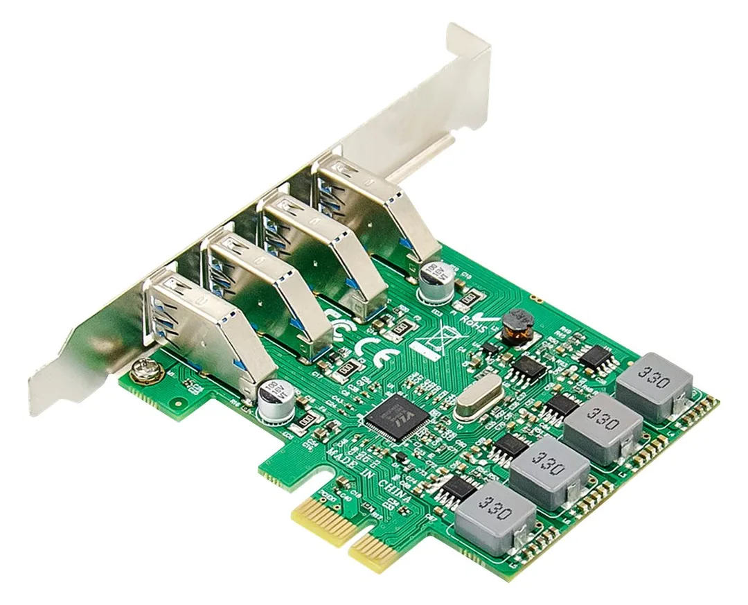 DIGITUS 4-Port USB 3.0 PCI Express Add-On Karte, Ansicht 5