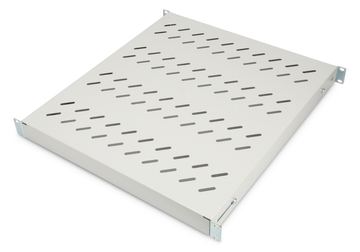 DIGITUS Fachboden mit variablen Befestigungsschienen zum Festeinbau in 483 mm (19)-Schränke von LumaTech