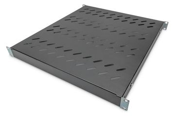 DIGITUS Fachboden mit variablen Befestigungsschienen zum Festeinbau in 483 mm (19)-Schränke von LumaTech