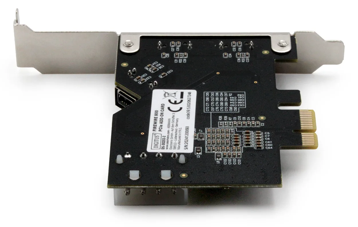 DIGITUS Firewire 800 (1394b) PCIe Card, Ansicht 3