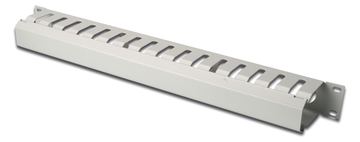 DIGITUS Kabelführungspanel mit abnehmbarer Blende für 483 mm (19)-Schränke, 1HE von LumaTech