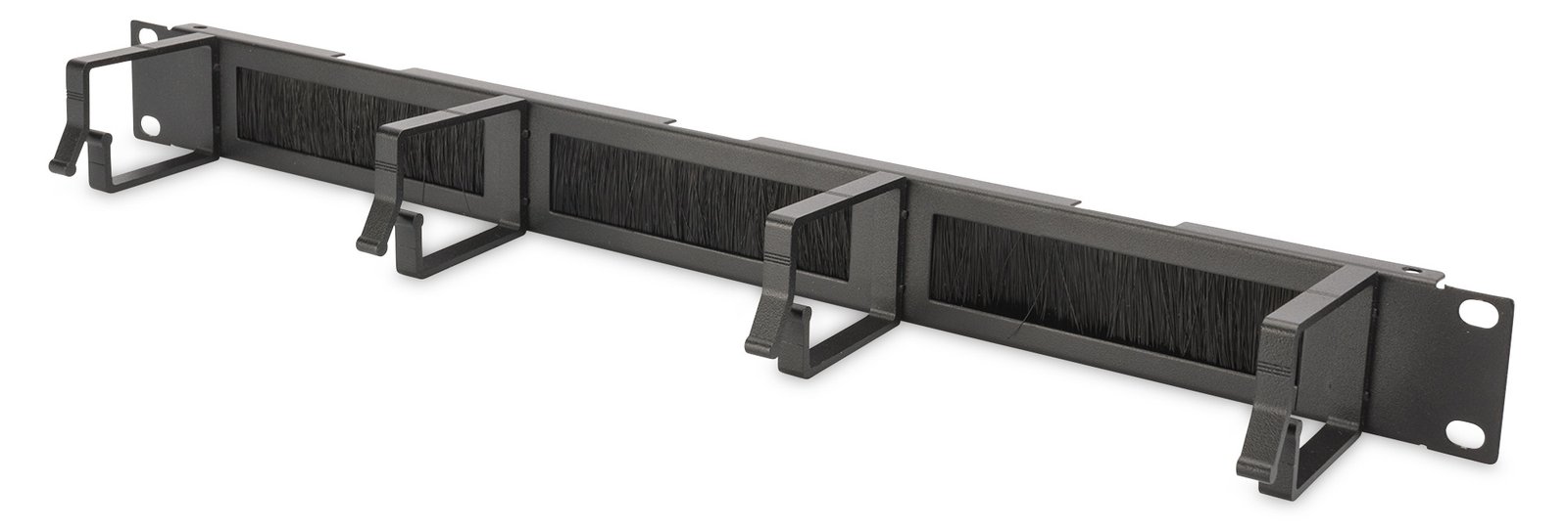 DIGITUS Kabelrangierpanel mit Bürstenleisten für 483 mm (19)-Schränke, 1HE von LumaTech