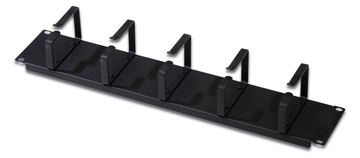 DIGITUS Kabelrangierpanel mit Kabelführungsbügeln für 483 mm (19)-Schränke, 2HE von LumaTech