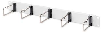 DIGITUS Kabelrangierpanel mit Stahlbügeln für 482,6 mm (19)-Schränke, 1HE von LumaTech
