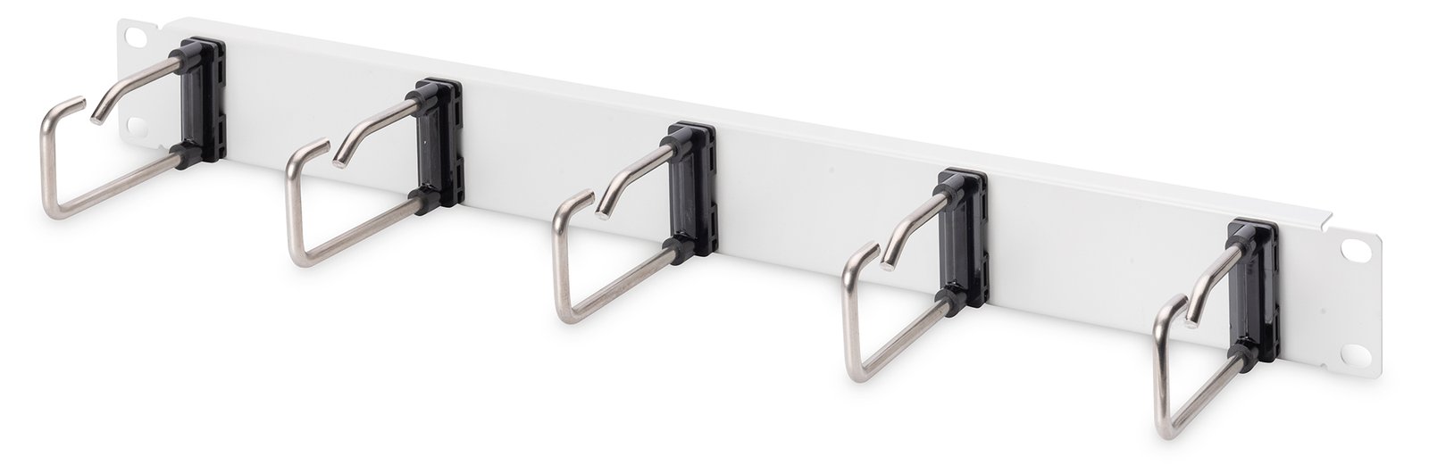 DIGITUS Kabelrangierpanel mit Stahlbügeln für 482,6 mm (19)-Schränke, 1HE von LumaTech