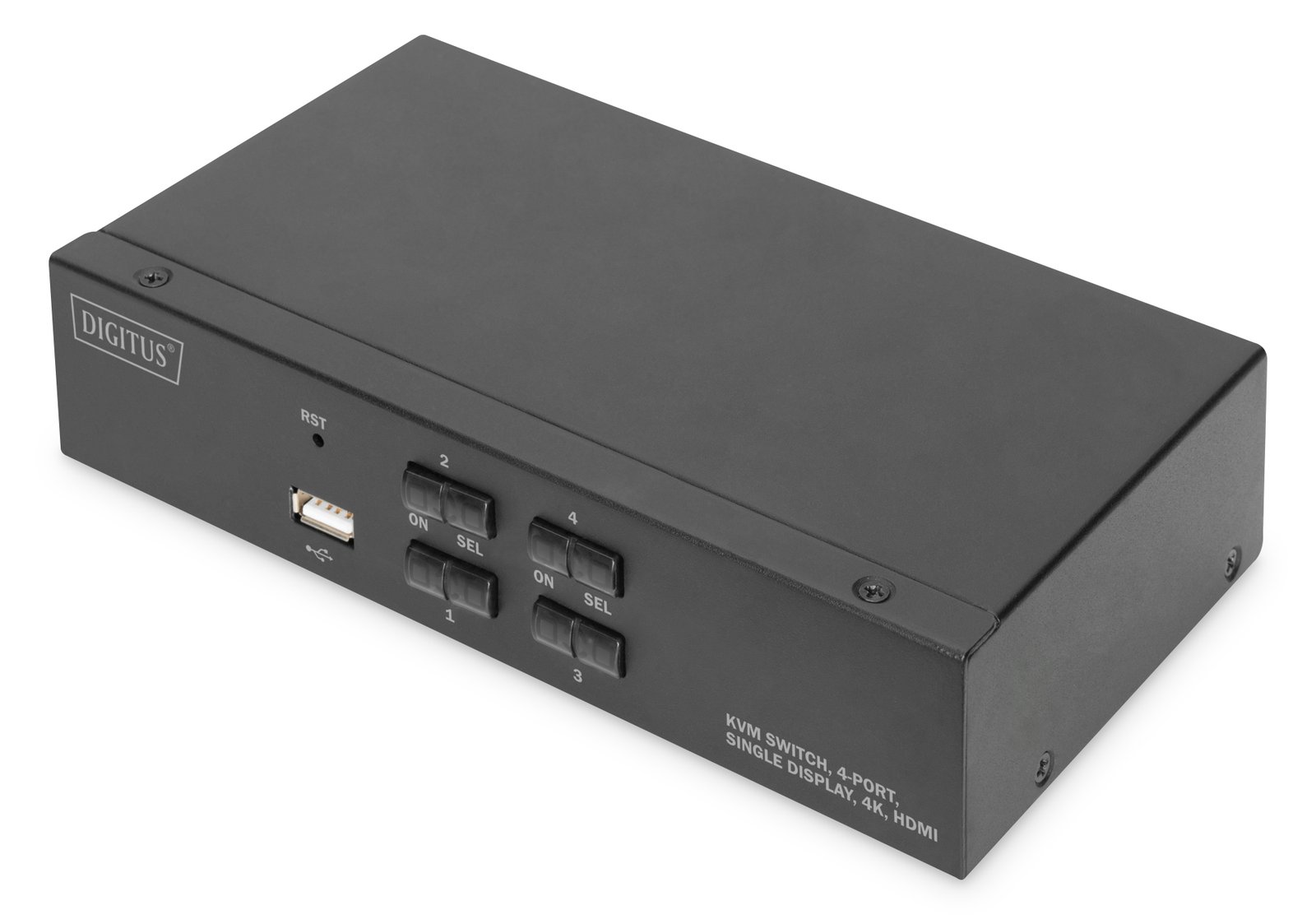 DIGITUS KVM-Switch, 4-Port, Single-Display, 4K, HDMI®