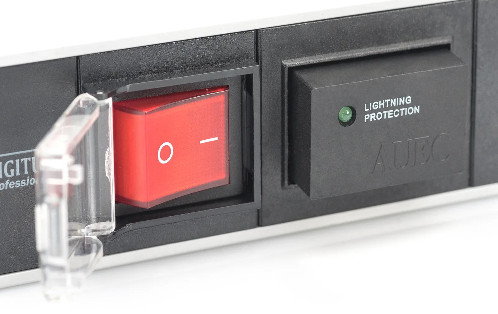 DIGITUS Steckdosenleiste mit Aluminiumprofil und Schalter, 7-fach Schutzkontaktsteckdose, Ansicht 2