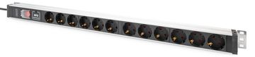 DIGITUS Stromverteilungseinheit (Rack - einbaufähig) - Wechselstrom 230 V - 3600 VA - 1-phasig von LumaTech