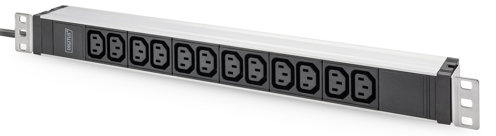 DIGITUS Stromverteilungseinheit (Rack - einbaufähig) - Wechselstrom 230 V - 3600 VA - 1-phasig