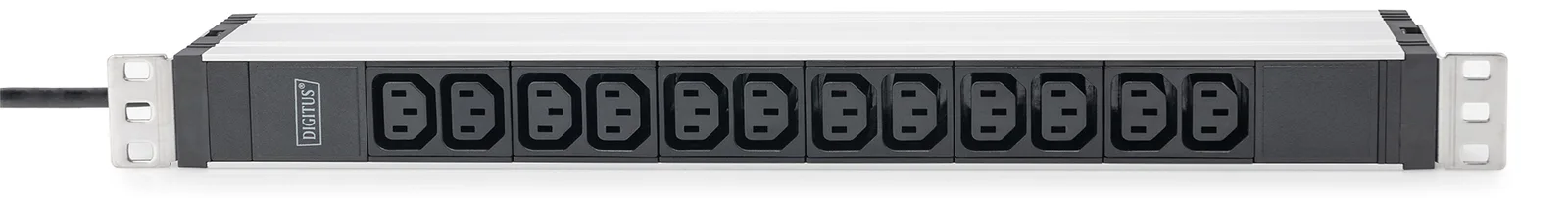DIGITUS Stromverteilungseinheit (Rack - einbaufähig) - Wechselstrom 230 V - 3600 VA - 1-phasig, Ansicht 4