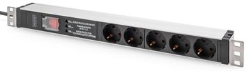 DIGITUS Stromverteilungseinheit (Rack - einbaufähig) - Wechselstrom 230 V - 3600 VA - 1-phasig von LumaTech