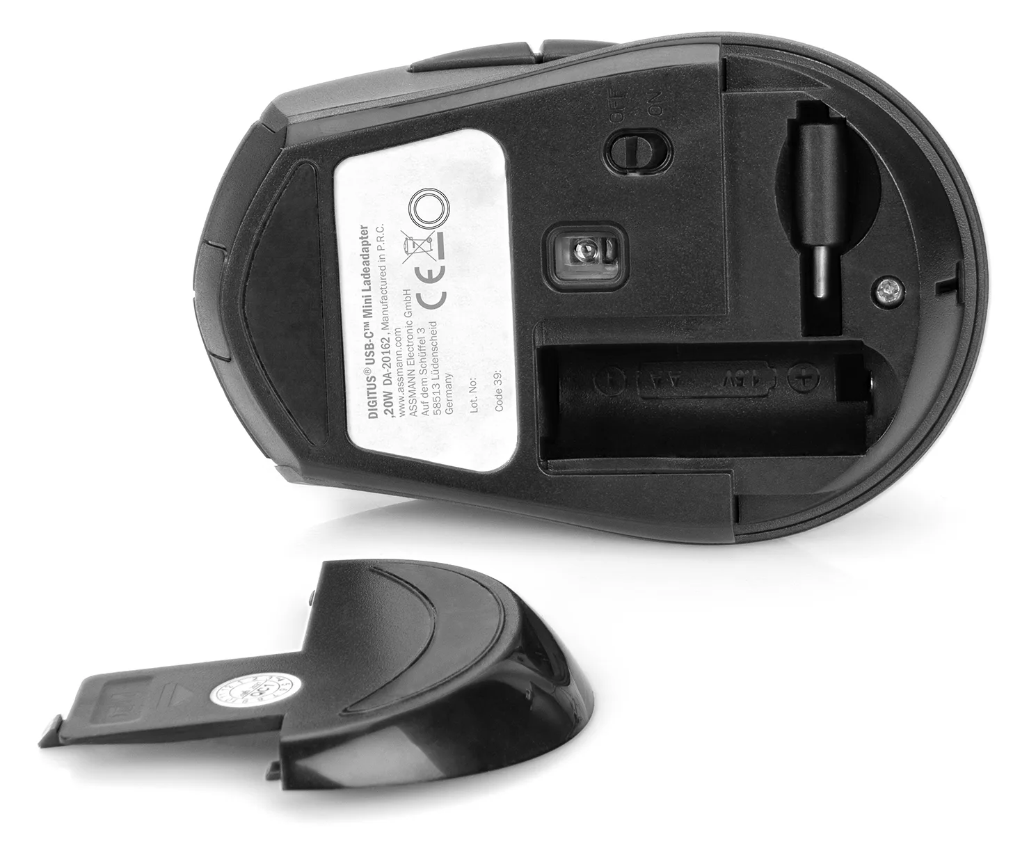 DIGITUS Wireless Optical Mouse, 6 Tasten, 1600 dpi, Ansicht 3