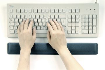 Durable Wrist Support with Gel - Tastatur-Handgelenkauflage von LumaTech