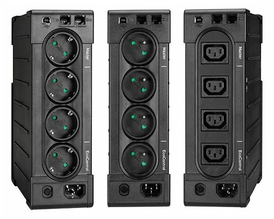 Eaton Ellipse PRO 1600 - USV - Wechselstrom 230 V - 1000 Watt - 1600 VA - 9 Ah - USB - Ausgangsanschlüsse: 8 - 2U - 19, Ansicht 3