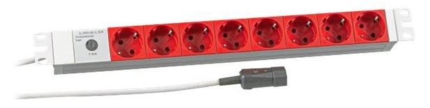 EFB Elektronik Koop PROFIversal - Steckdosenleiste (Rack - einbaufähig) - Wechselstrom 250 V - Eingabe von LumaTech