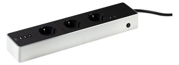 Elgato EVE Energy Strip - Steckdosenleiste - Wechselstrom 230 V - 3680 Watt - Wi-Fi - Ausgänge: 3 (3 x Strom Typ F) von LumaTech
