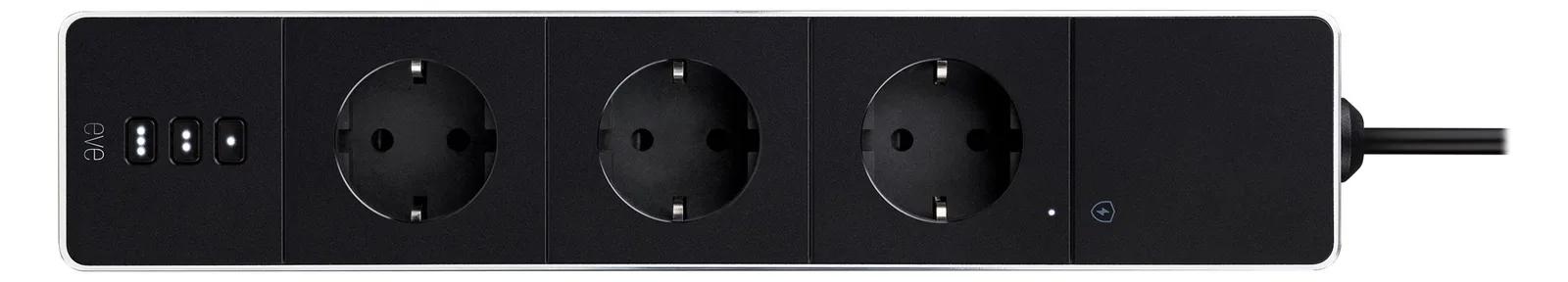 Elgato EVE Energy Strip - Steckdosenleiste - Wechselstrom 230 V - 3680 Watt - Wi-Fi - Ausgänge: 3 (3 x Strom Typ F), Ansicht 2