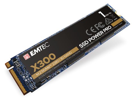 EMTEC Power Pro X300 - SSD - 1 TB - intern - M.2 2280 - PCIe 3.0 x4 (NVMe)