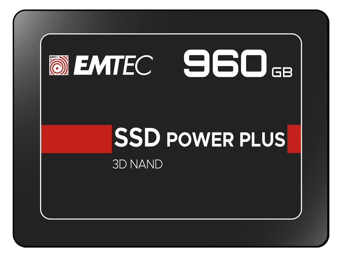EMTEC X150 Power Plus 3D NAND - SSD - 960 GB - intern - 2.5 (6.4 cm)