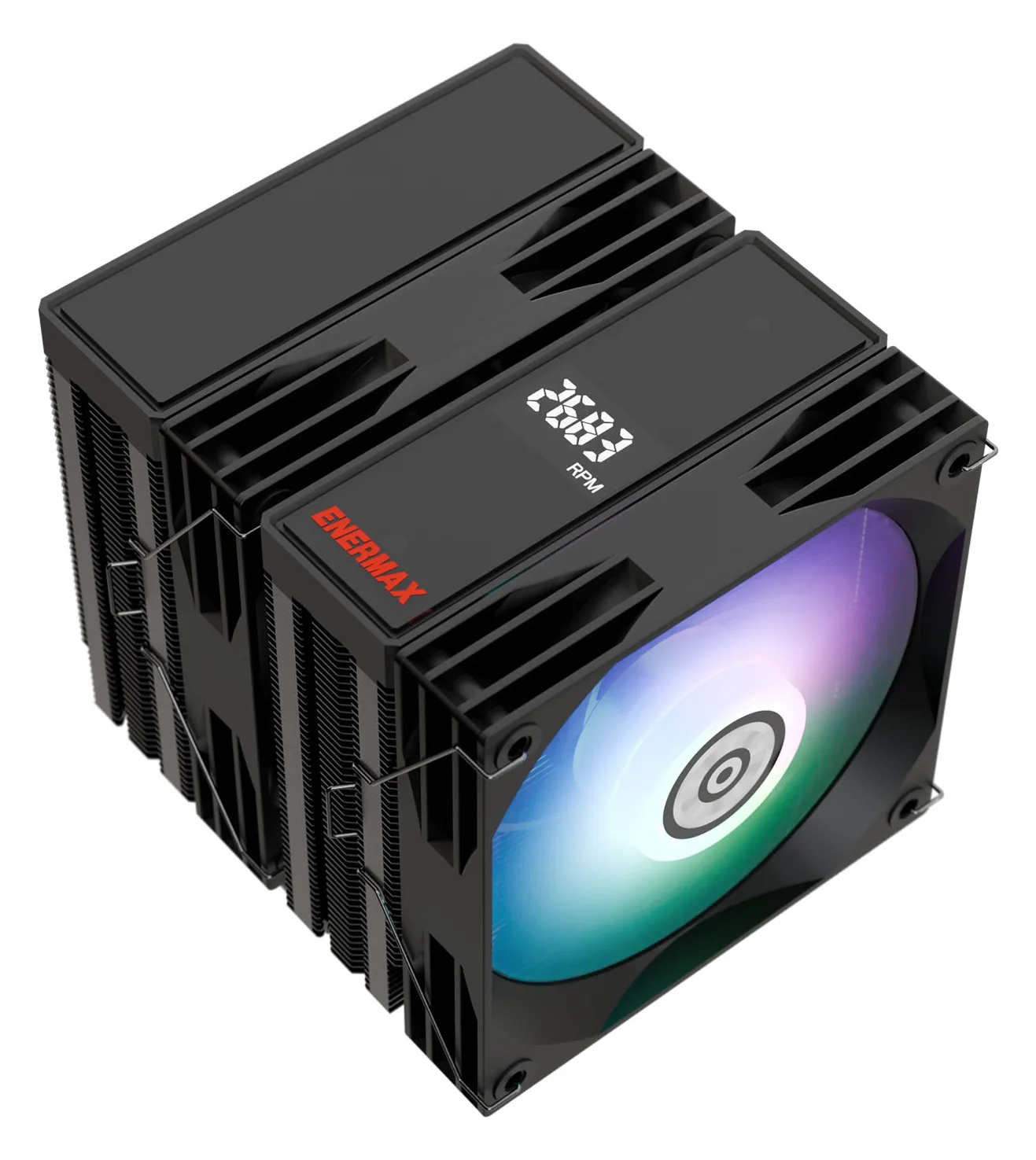 Enermax Cooler Enermax ETS-T60D ARGB Luftkühler schwarz, Ansicht 3