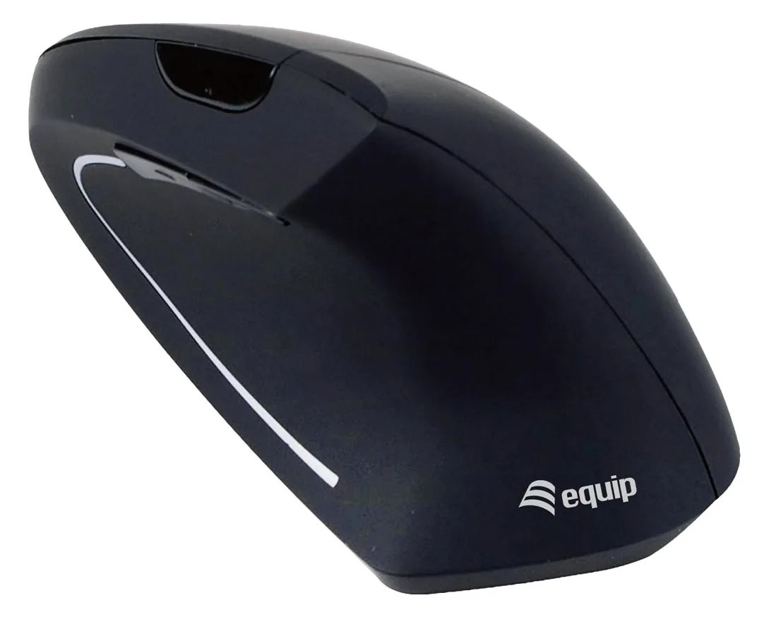 Equip 245110 - Vertikale Maus - ergonomisch - Für Rechtshänder - kabellos - 2.4 GHz - kabelloser Empfänger (USB), Ansicht 3