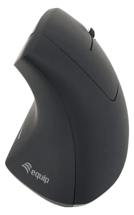 Equip 245110 - Vertikale Maus - ergonomisch - Für Rechtshänder - kabellos - 2.4 GHz - kabelloser Empfänger (USB), Ansicht 4