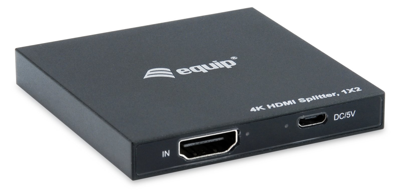 Equip 332715 - HDMI - 2x HDMI - 3840 x 2160 Pixel - Schwarz - Aluminium - 4K Ultra HD