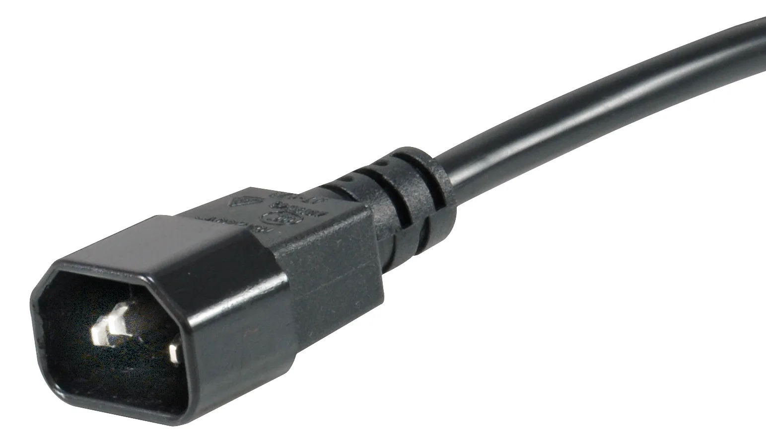 Equip 8-Fach Deutsche Steckdosenleiste - 1U - Horizontal - Kunststoff - Schwarz - Schwarz - 8 AC-Ausgänge, Ansicht 3