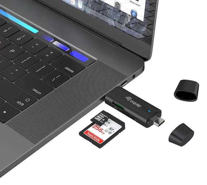 Equip Dual Connector USB-C/-A/SD/Micro SD 5Gbps - Secure Digital (SD), Ansicht 2