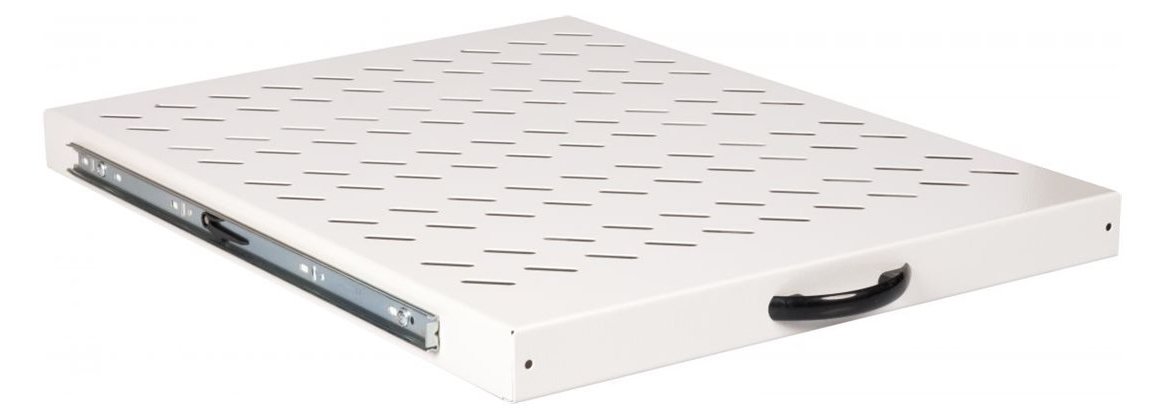 Equip EZVS-19-1-80-G - Rack-Schieberegal - 800 mm - Schrankmontage - Hellgrau - 1U - 48.3 cm (19) von LumaTech
