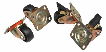Equip EZW-2 4xRäder für Serverschränke 75mm gold - 75 m von LumaTech