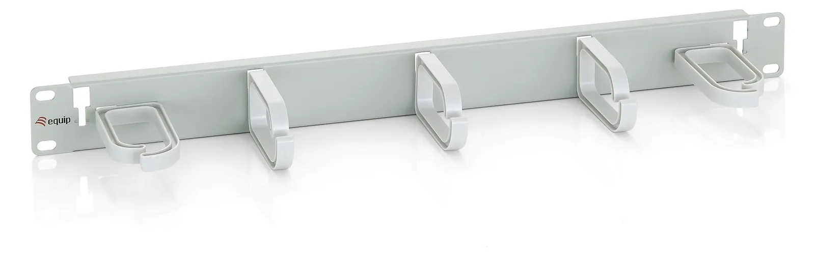 Equip Kabelführungsplatte für Schaltschrank - Hellgrau, RAL 7035 - 1U - 48.3 cm (19), Ansicht 2