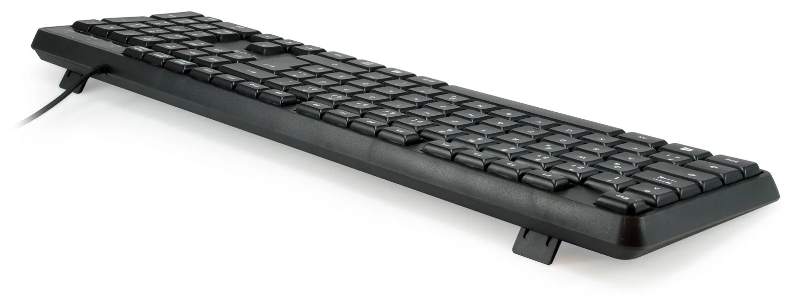 Equip Kabelgebundene USB Tastatur - Volle Größe (100%) - Kabelgebunden - USB - Schwarz - TL: Portugiesisch, QWERTY, Ansicht 4