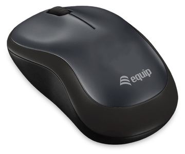 Equip Kabellose komfort-maus - Beidhändig - Optisch - RF Wireless - Schwarz von LumaTech
