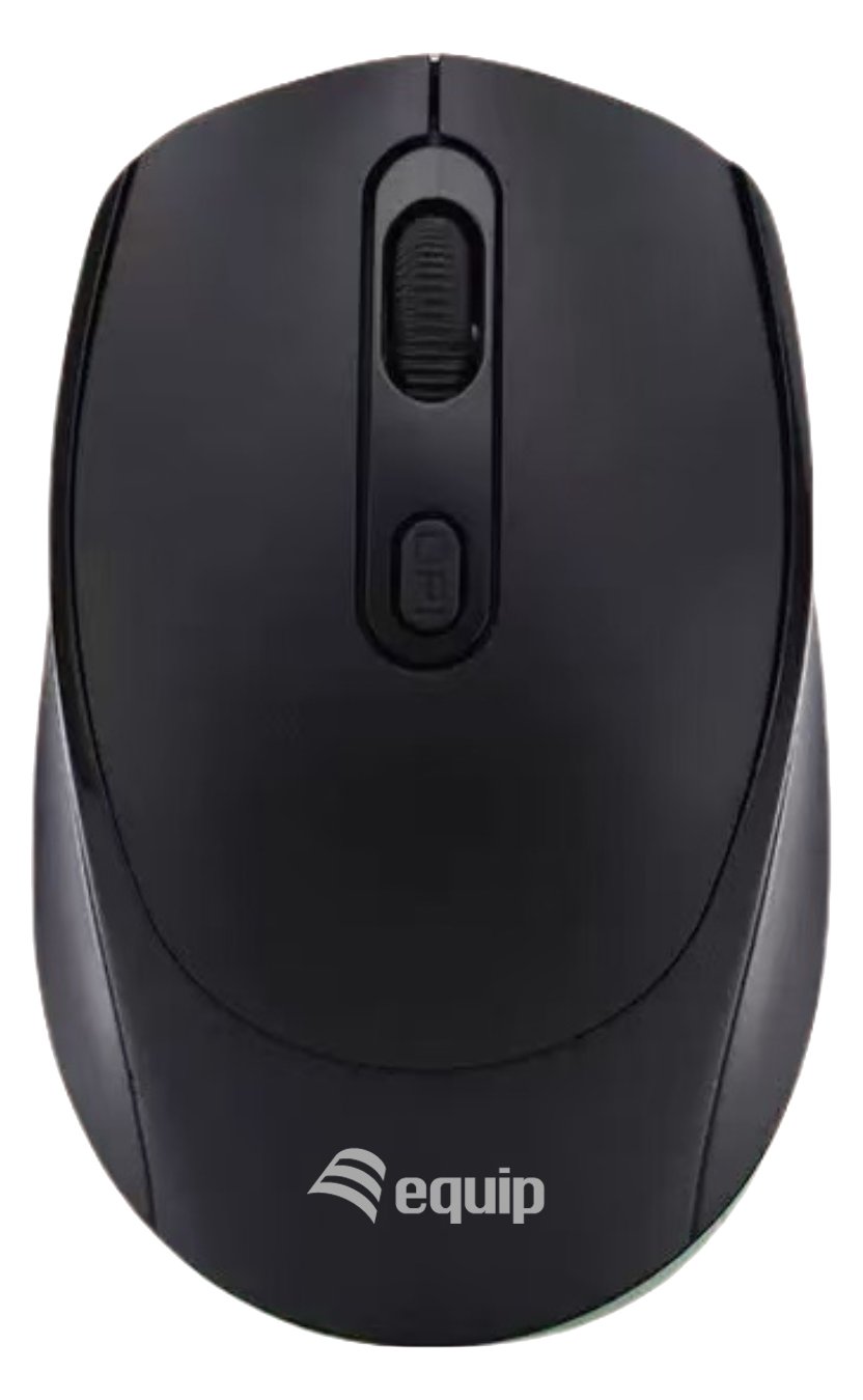Equip Kompaktmaus Wireless Dual Mode 4Btn L+R schwarz