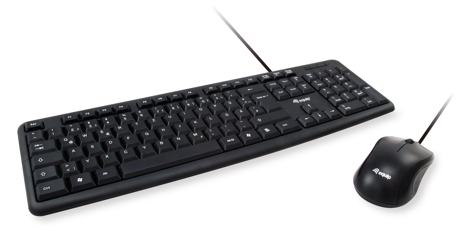 Equip Life - Tastatur-und-Maus-Set - USB - TL: Portugiesisch, QWERTY