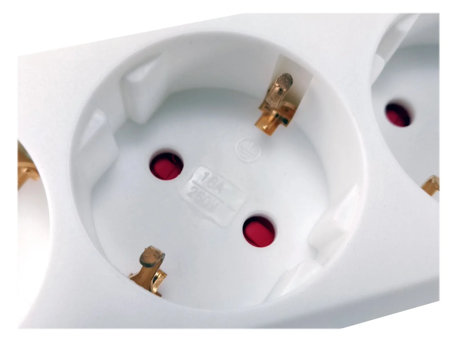 Equip Life - Version 1 - Steckdosenleiste - Ein/Aus - Wechselstrom 250 V - 3500 Watt - Typ F - Ausgangsanschlüsse: 3, Ansicht 3
