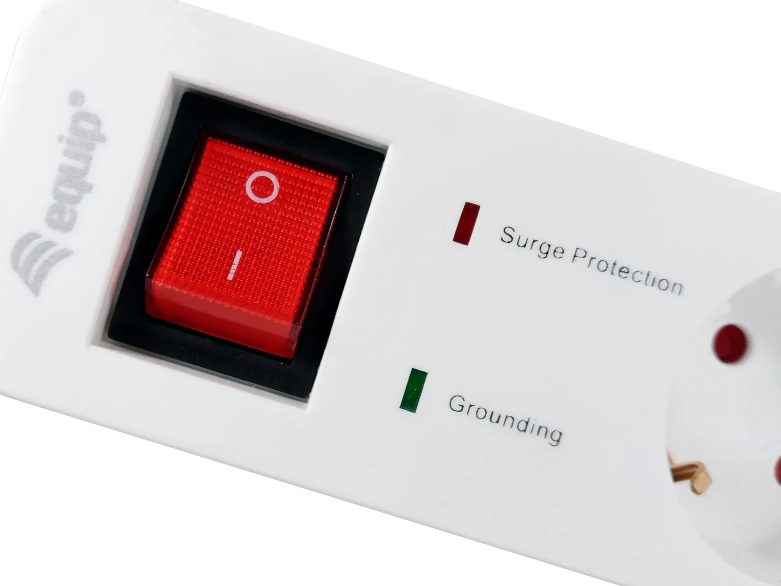 Equip Life - Version 1 - Steckdosenleiste - Wechselstrom 250 V - 3500 Watt - Eingang Typ F - (2 x USB, 5 x Strom Typ F), Ansicht 3