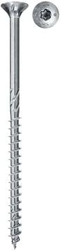fischer 670460 - Schraube - Zink - Holz - Allgemeiner Nutzen - Teilgewinde - Flachkopf