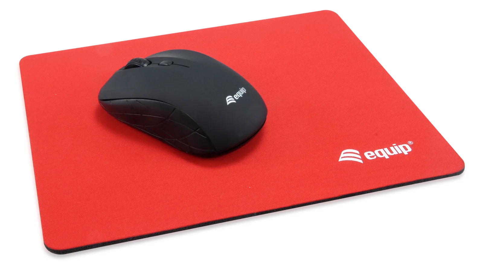 Equip Optische Mini Maus kabellos - Beidhändig - Optisch - RF Wireless - 1600 DPI - Schwarz, Ansicht 2