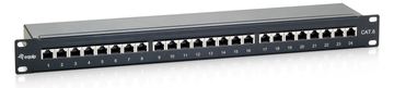 Equip Patch Panel - CAT 6e - STP - Schwarz - 1U - 48.3 cm (19) von LumaTech