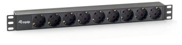 Equip pro - Stromverteilungseinheit - Wechselstrom 220-240 V - 3.5 kW - Ausgangsanschlüsse: 9 - 1U - 48.3 cm (19) von LumaTech