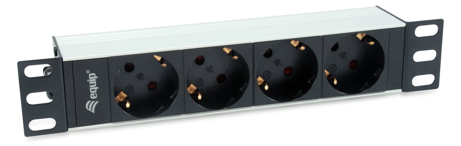 Equip Pro - Stromverteilungseinheit (Rack - einbaufähig) - Wechselstrom 220-240V - 3500 Watt - Eingang power CEE 7/7 - 4 von LumaTech