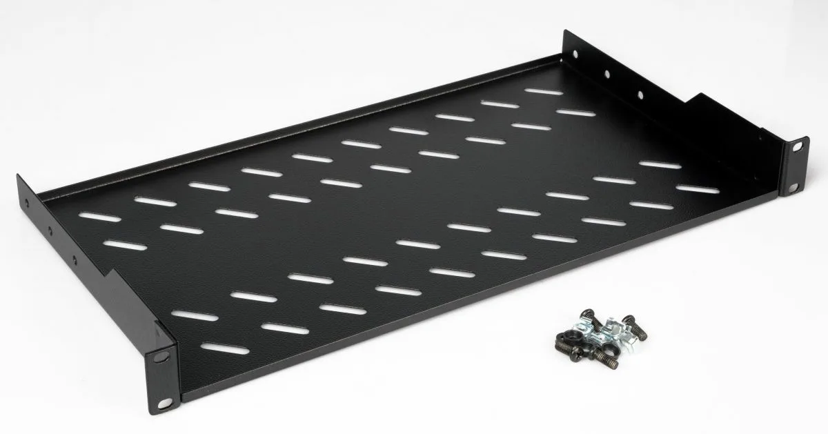 Equip Rack - Regal - 400 mm - Schwarz - 1U - 48.3 cm (19), Ansicht 3