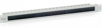 Equip Rack-Bürstenleiste - Schwarz, RAL 9005 - 1U - 48.3 cm (19) von LumaTech