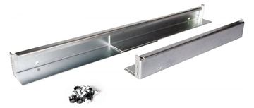 Equip Rack-Montageschienen - 600 bis 800 mm Tiefe - Schrankmontage - Schwarz - 48.3 cm (19) von LumaTech